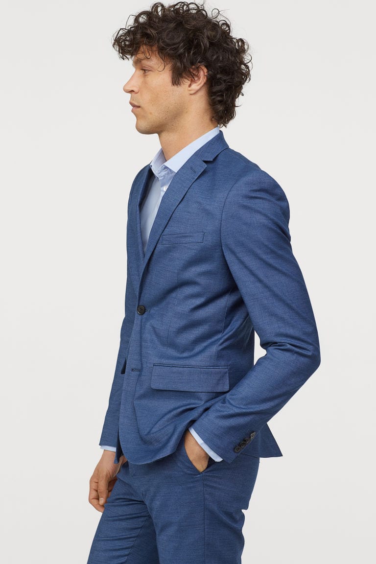 blue suit jacket