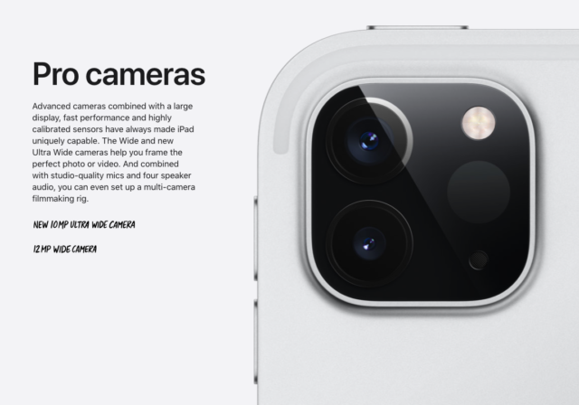 iPad Pro 2020 camera