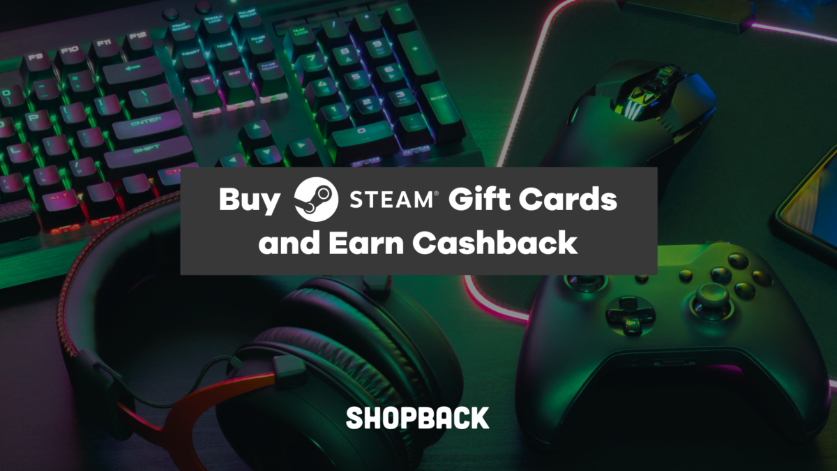 Steam Gift Cards & Vouchers – Save on your Steam Purchases with Cashback
