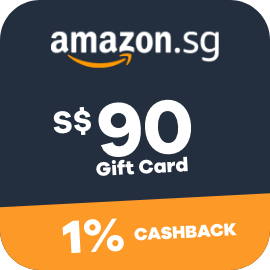 $90 Amazon Gift Cards + 1% Cashback