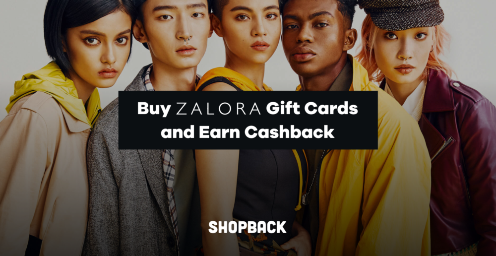 Earn Cashback when you buy Zalora Gift Cards