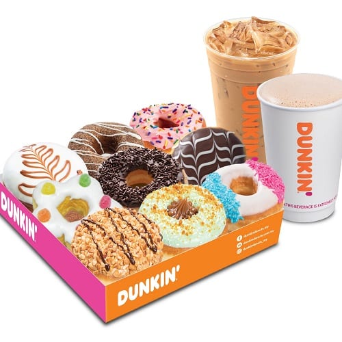 dunkin donut ราคา nutritional